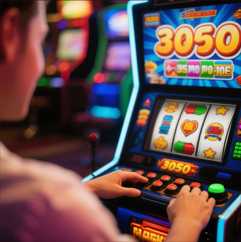 Player choosing the right online slot game