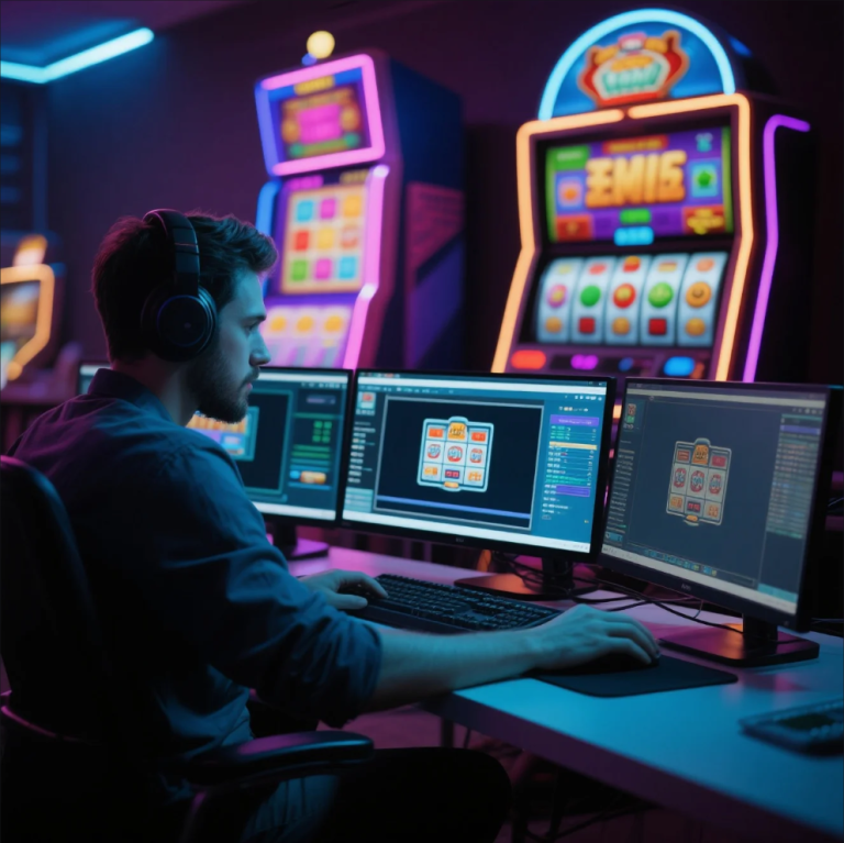 Slot game development design and coding process