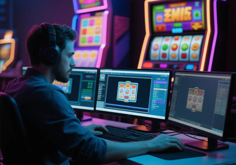 Slot game development design and coding process