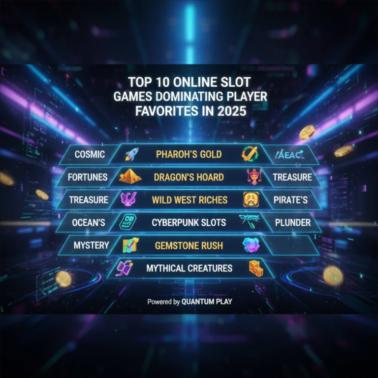 Collage of popular online slot games with colorful reels and jackpots