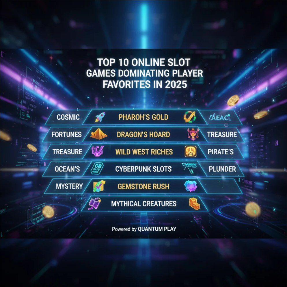 Collage of popular online slot games with colorful reels and jackpots