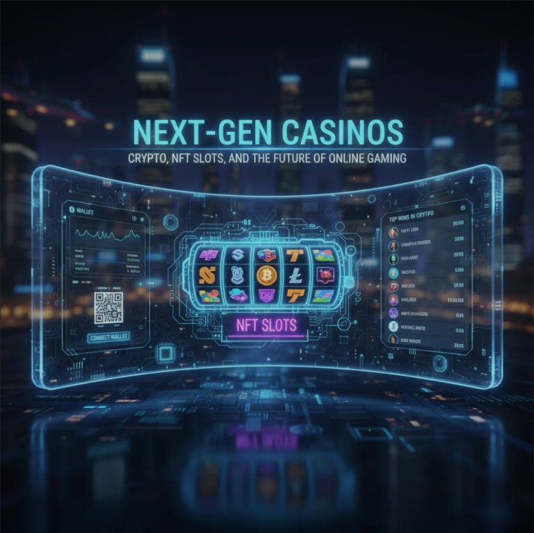 Discover how next-gen online casinos leverage crypto payments, NFT slots, and blockchain technology to create innovative, secure, and immersive gaming experiences in 2025.