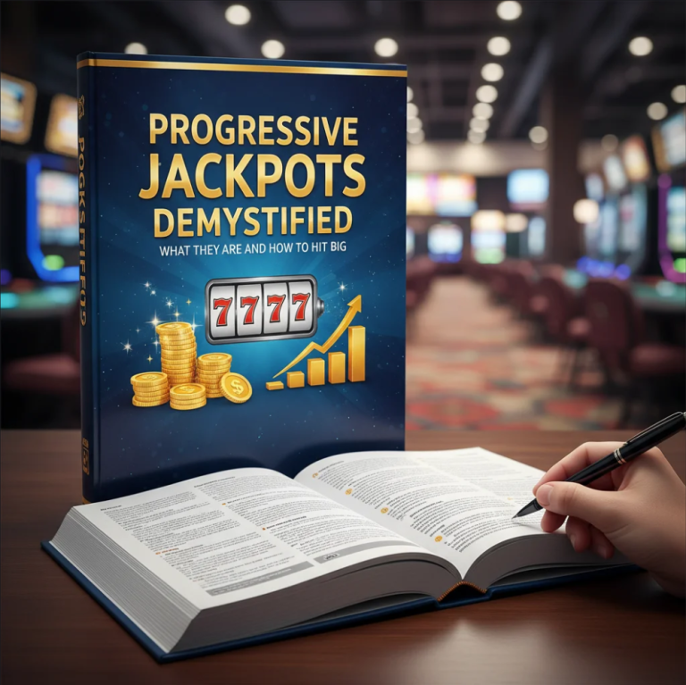 Progressive jackpot slot machine with growing prize pool and potential big wins