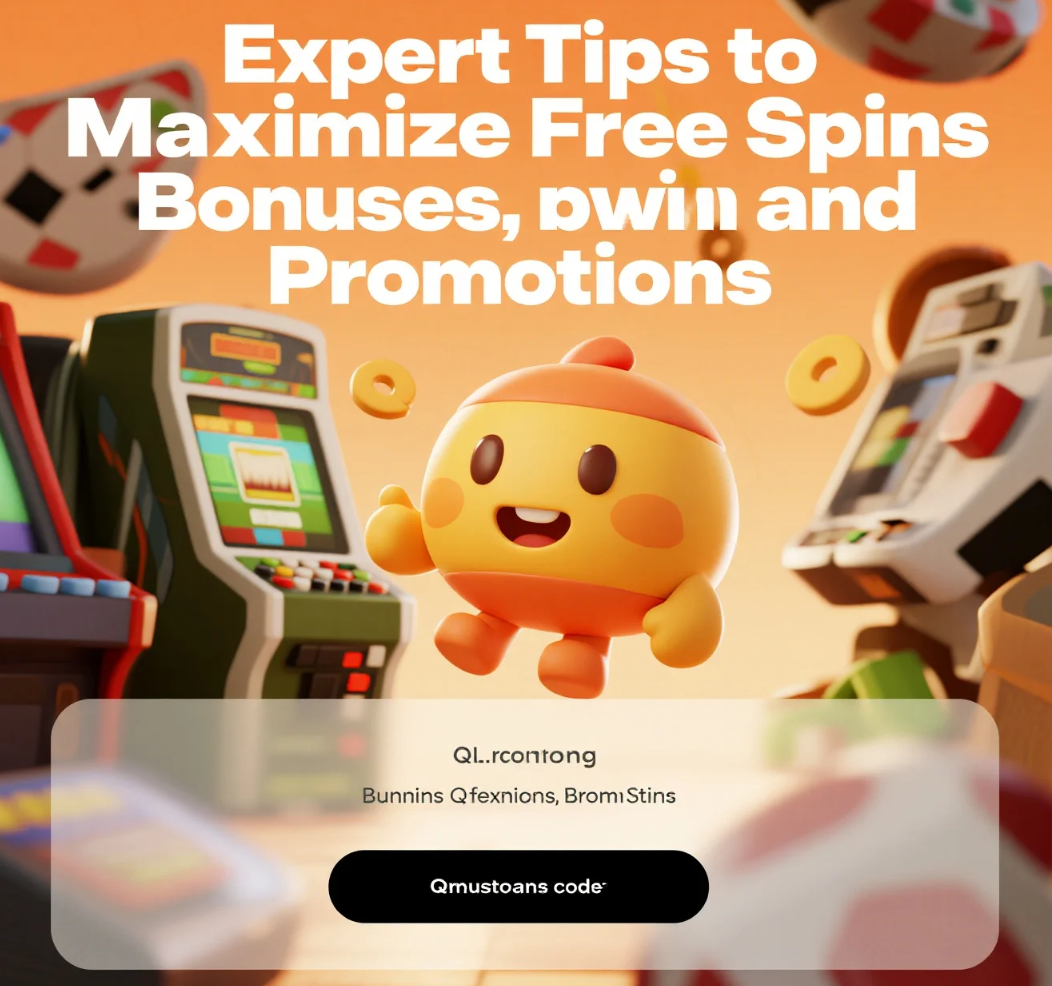 Online casino interface showing free spins, bonus offers, and promotional rewards