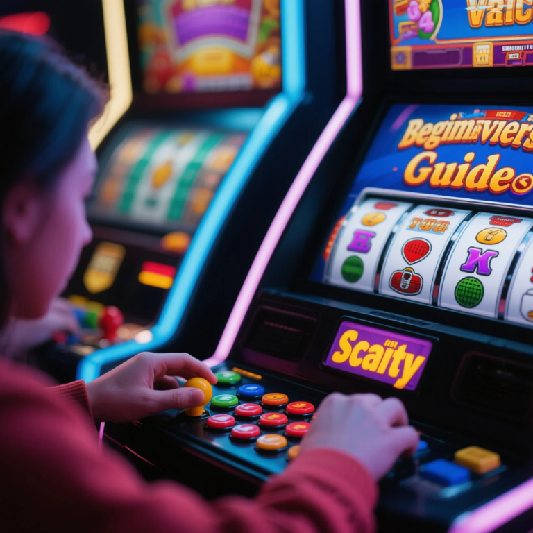 Online slot interface with safety icons representing smart and responsible gameplay