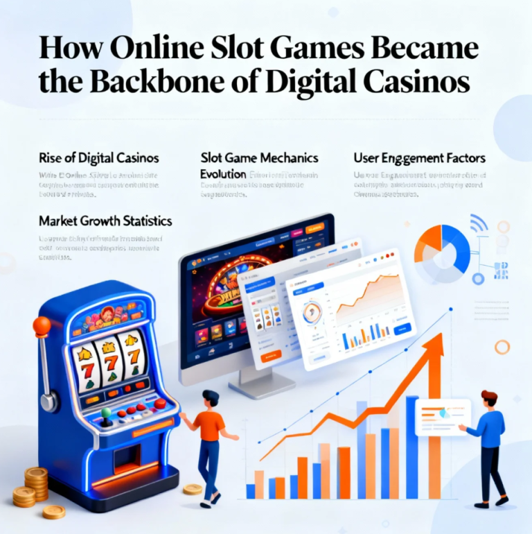 How Online Slot Games Became the Backbone of Digital Casinos